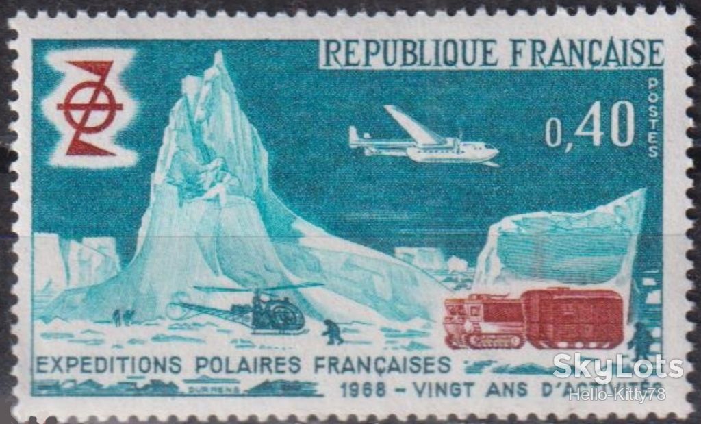 Франция 1968 Антарктида Mi 1639 MNH - фото фото фото 0