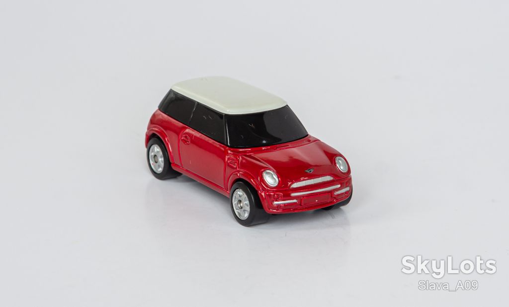 1:57 Mini Cooper 1 2001-06 red-white, Maisto #PD0227 2003 - фото фото фото 4