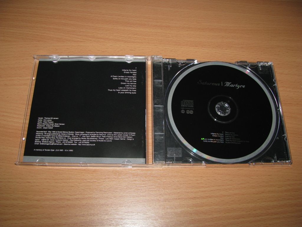 SATURNUS - Martyre     (Euphonius 1st press,Denmark) - фото фото фото 1