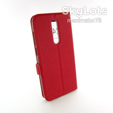 ЧЕХОЛ КНИЖКА ПОДСТАВКА SMART Meizu M6T красный - фото фото фото 1