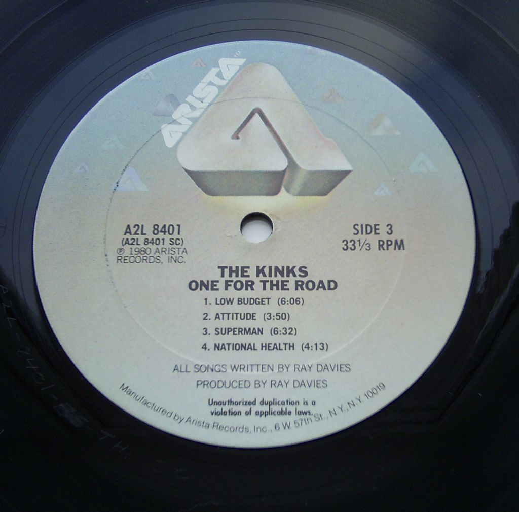 THE KINKS One For The Road 2LP + Poster EX/EX- - фото фото фото 5