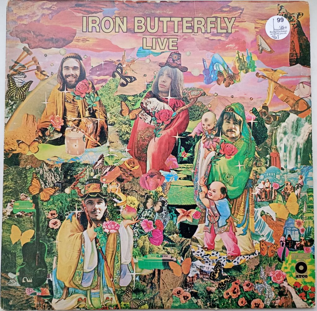 IRON BUTTERFLY Live LP  VG++/EX - фото фото фото 0