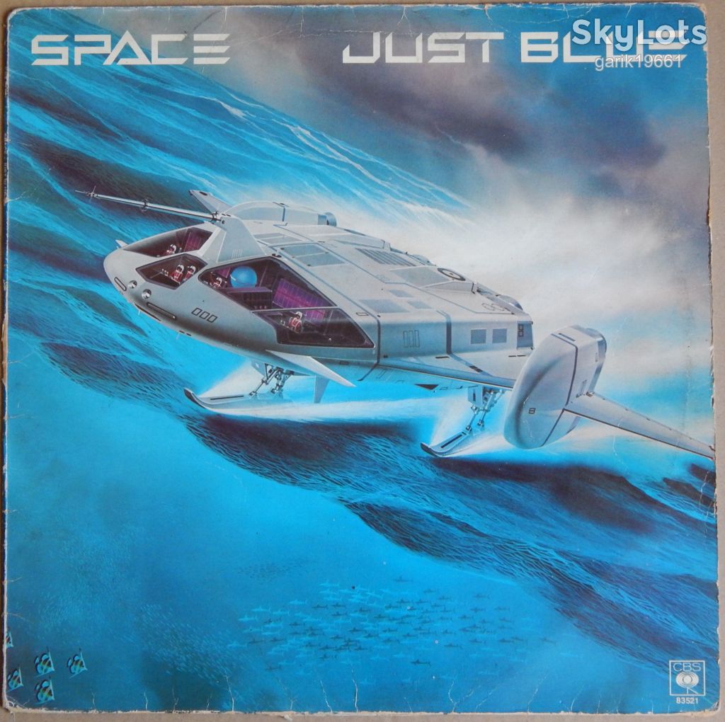 Space – Just Blue  (CBS – CBS 83521, Holland, Blue Vinyl) inner sleeve VG+/EX+ - фото фото фото 0