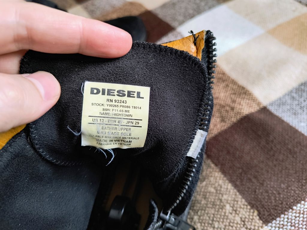 Черевики демисезон Diesel Hightown - фото фото фото 6