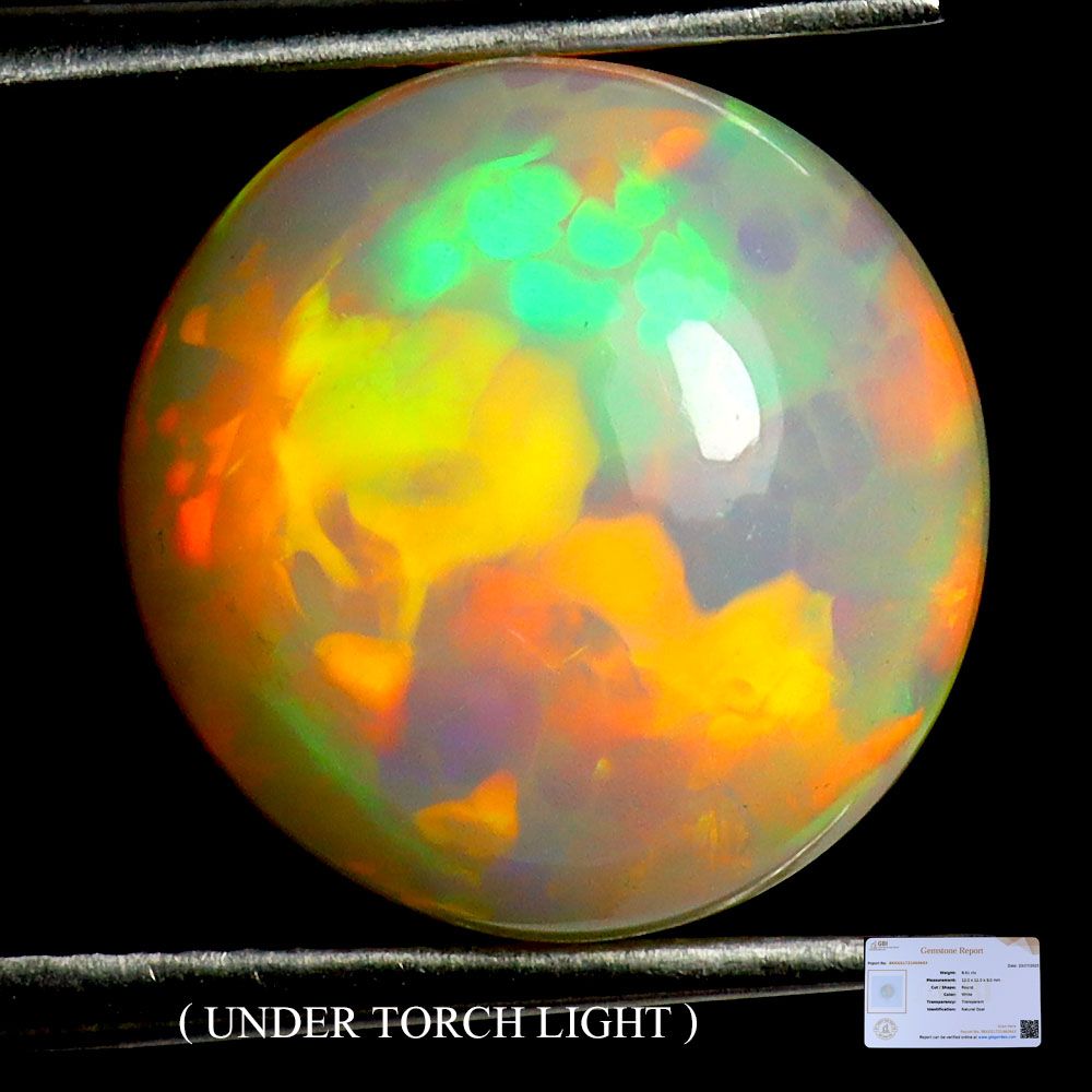 8.61ct Натуральный Опал,Эфиопия,сертификат. - фото фото фото 0