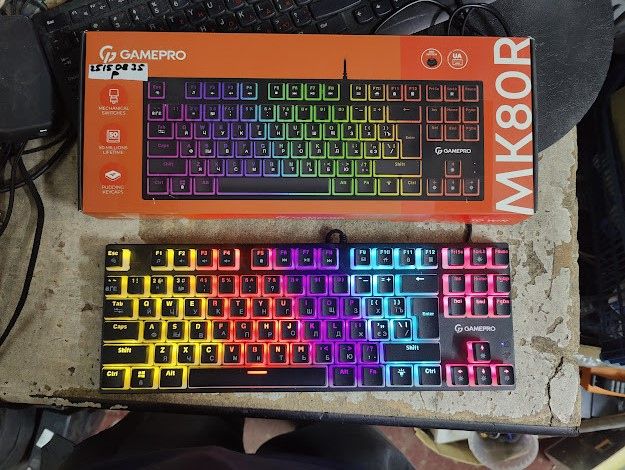 Игровая клавиатура с подсветкой RGB GamePro MK80R Red Switch USB № 25150835 - фото фото фото 0