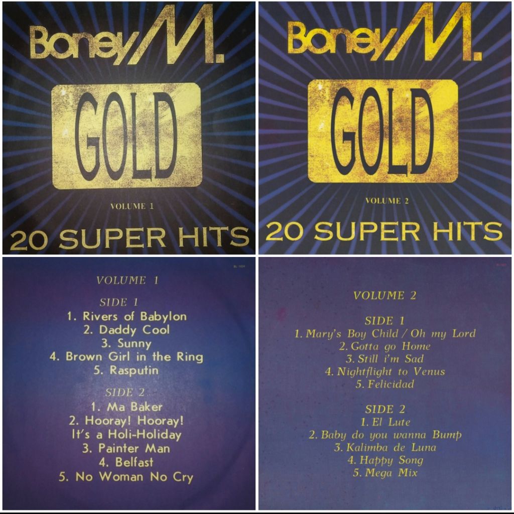 Boney M - Gold. 20 Super Hits - 1976-85.   (2LP). 12. Vinyl. Пластинки - фото фото фото 0