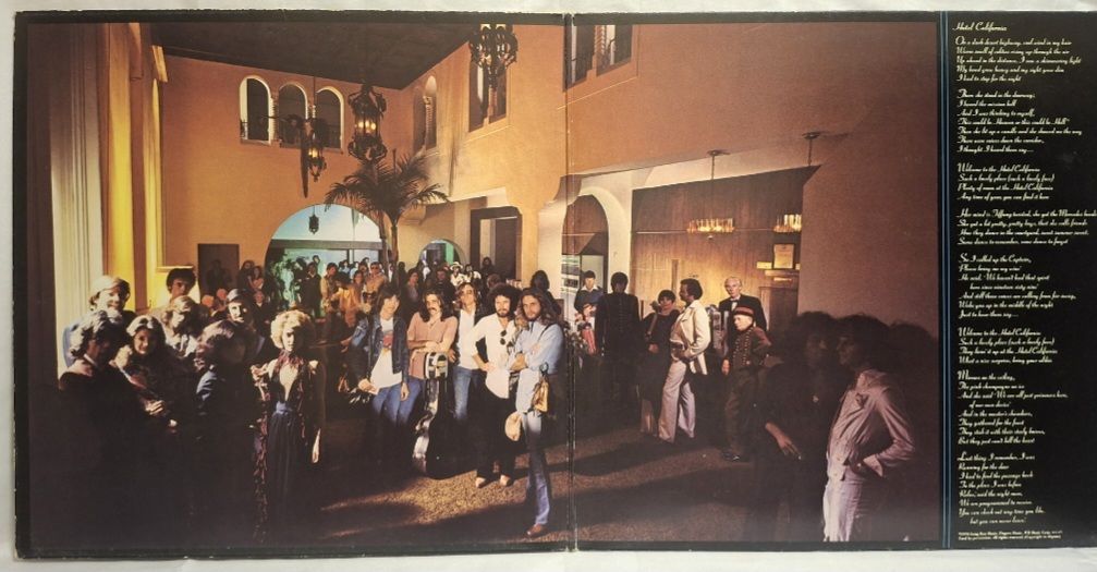 Eagles - Hotel California - 1976.  (LP). 12. Vinyl. Пластинка. Poster. Germany. - фото фото фото 1
