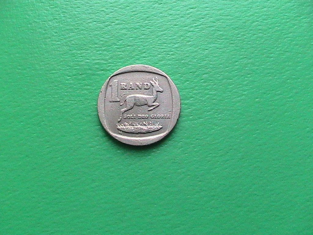 ЮАР, 1 рэнд 1995 г. антилопа-прыгун АФРИКА - фото фото фото 0