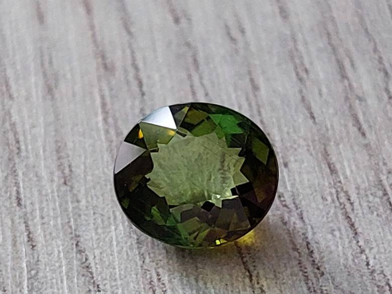Натуральный турмалин 1.46 ct   7.4x6.6mm - фото фото фото 4