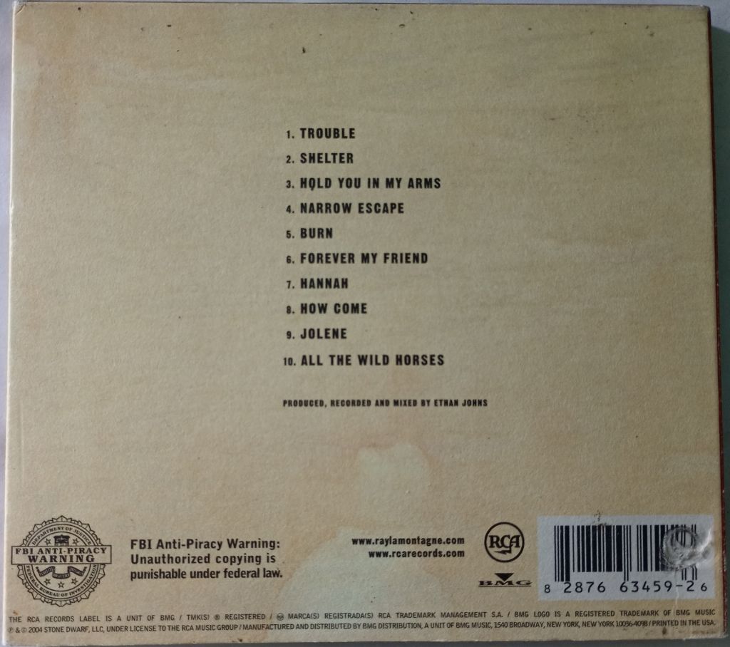 RAY LAMONTAGNE Trouble CD US - фото фото фото 2