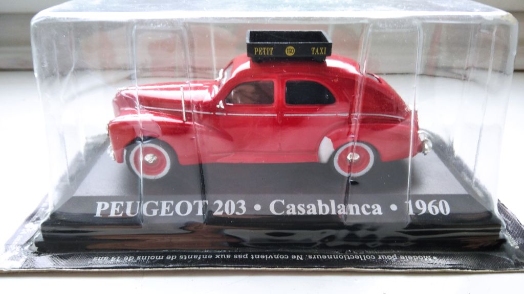 PEUGEOT 203  CASABLANCA 1960     IXO-DeA    M1:43  ОПЛАТА ЛОТА ПРИ ОТРИМАНІ ! - фото фото фото 5