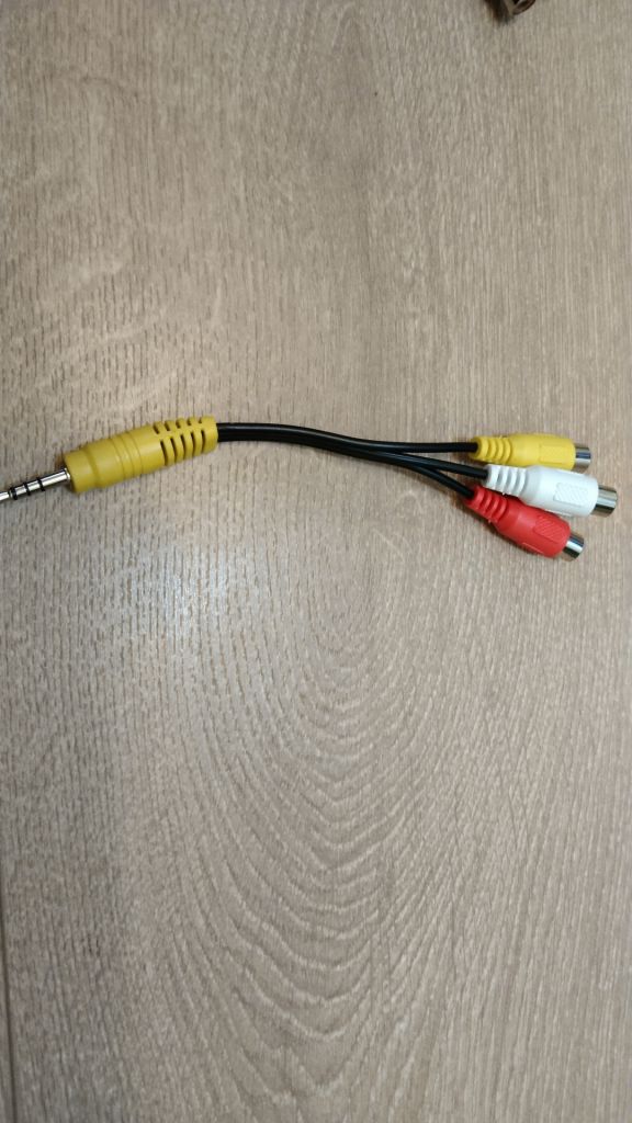Кабель для техники 3.5 jack на 3RCA-мама - фото фото фото 0