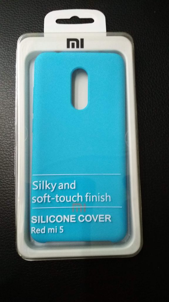 Чехол Silicone Cover для Xiaomi Redmi 5 light blue - фото фото фото 0