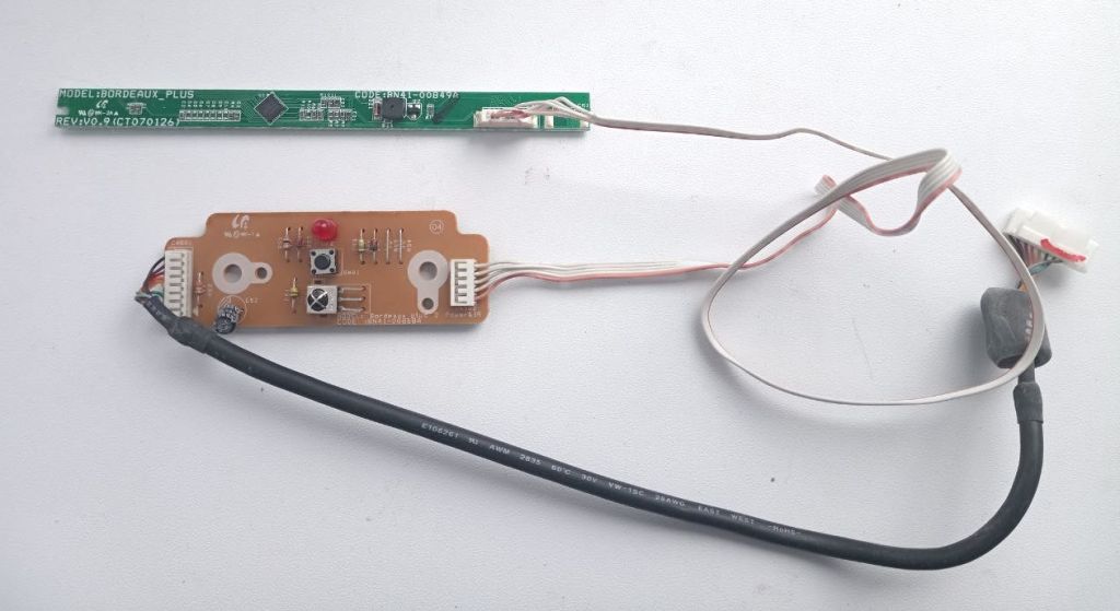 Плати  BN-4100849A+BN-4100886A  Function KEY Board+IR Board  assembly with cables   для Samsung 32LE82R - фото фото фото 2