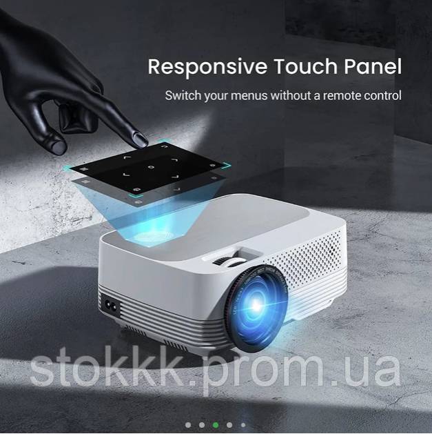Проектор HDMI Android iOS AV USB SD со звуком Victsing BH486A Уценка - фото фото фото 1