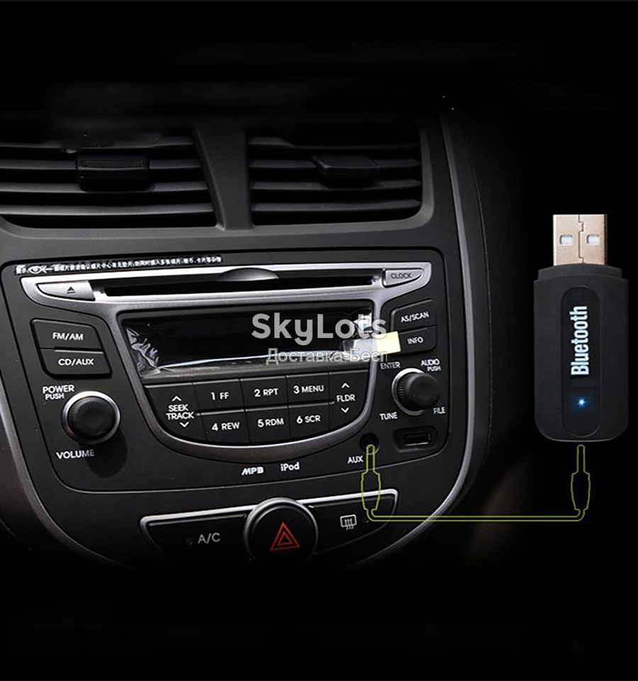 Bluetooth адаптер AMP USB 3,5 мм аудио ресивер BT-163  (194) - фото фото фото 6