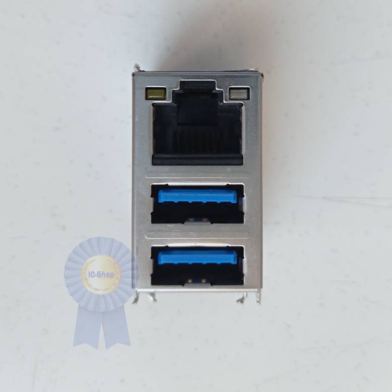 Разъем Desktop LAN №1 ( FOXCONN JFM38U1M-B3VN-4F ) - Оригинал Демонтаж - фото фото фото 0