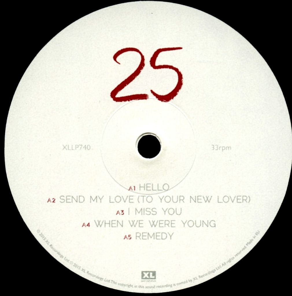 Adele - 25 - 2015.   (LP). 12. Vinyl. Пластинка. Europe. S/S. - фото фото фото 4