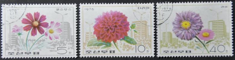 КНДР Флора Цветы 1976 - фото фото фото 0