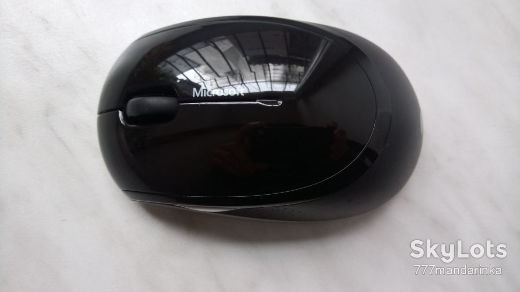 МЫШКА БЕСПРОВОДНАЯ MICROSOFT WIRELESS  MOUSE 5000 БЕЗ ПРИЕМНИКА - фото фото фото 0