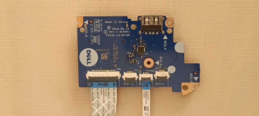 Dell Inspiron 3502 FDI45 LS-G718P USB SD Card Reader IO Board Cable - фото фото фото 0