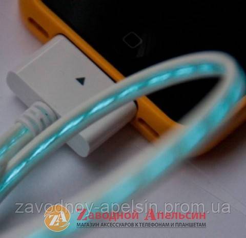 USB кабель Visible Green iPhone 30pin - фото фото фото 0
