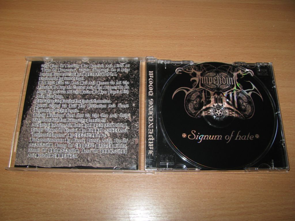 IMPENDING DOOM - Signum Of Hate  (1998 Perverted Taste) - фото фото фото 1