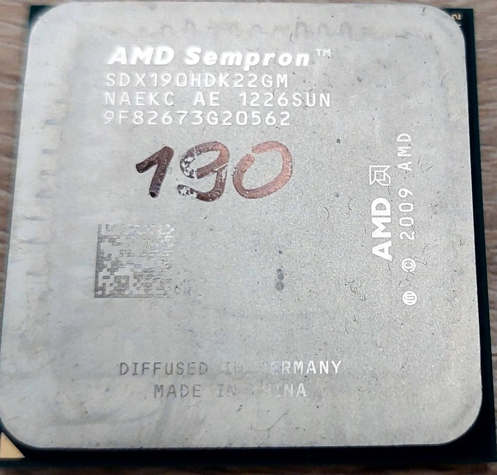 Процесор AMD Sempron X2 190 2.5GHz/1MB/2000MHz  (SDX190HDK22GM) sAM3 - фото фото фото 0