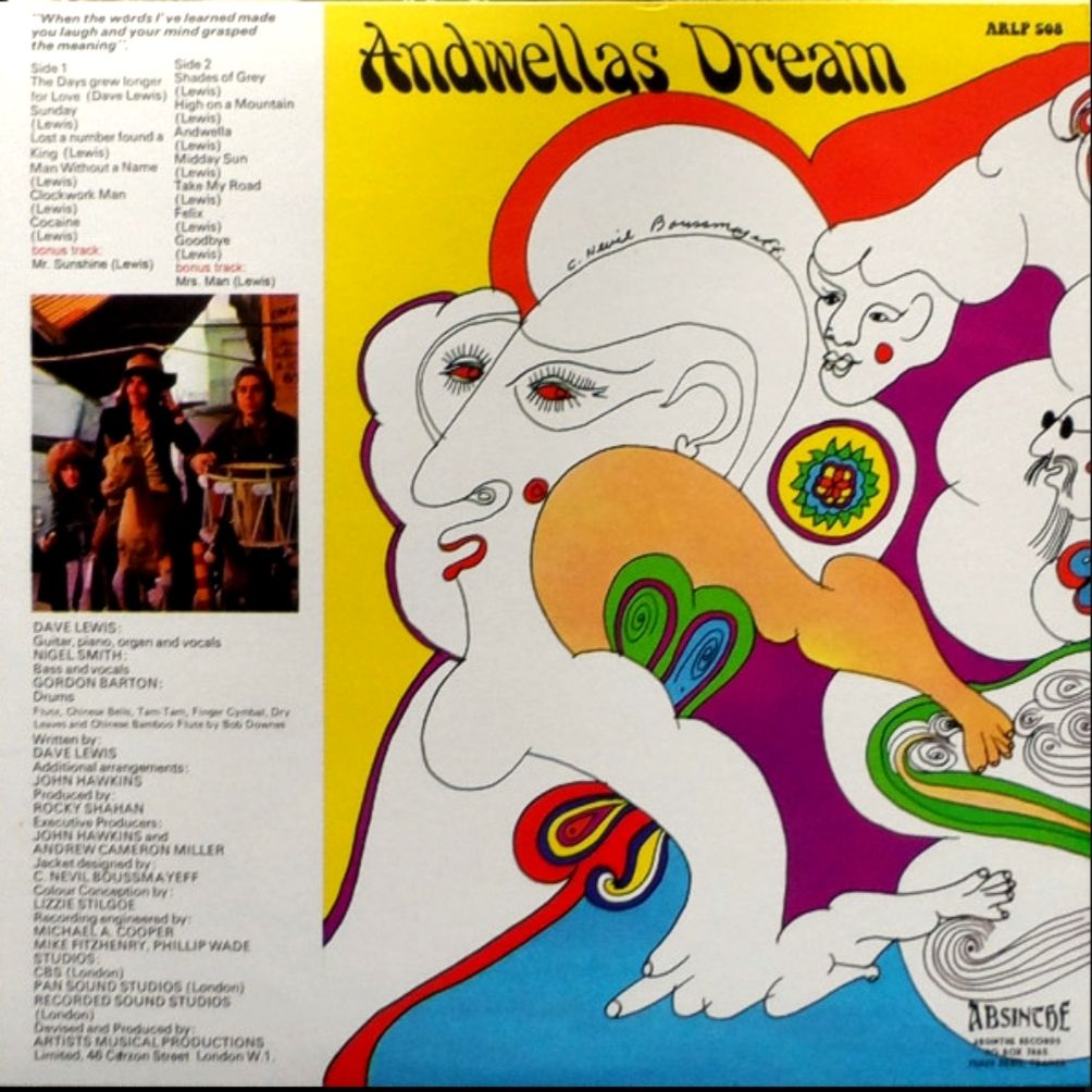 Andwellas Dream - Love And Poetry - 1968.  (LP). 12. Vinyl. Пластинки. Europe - фото фото фото 1