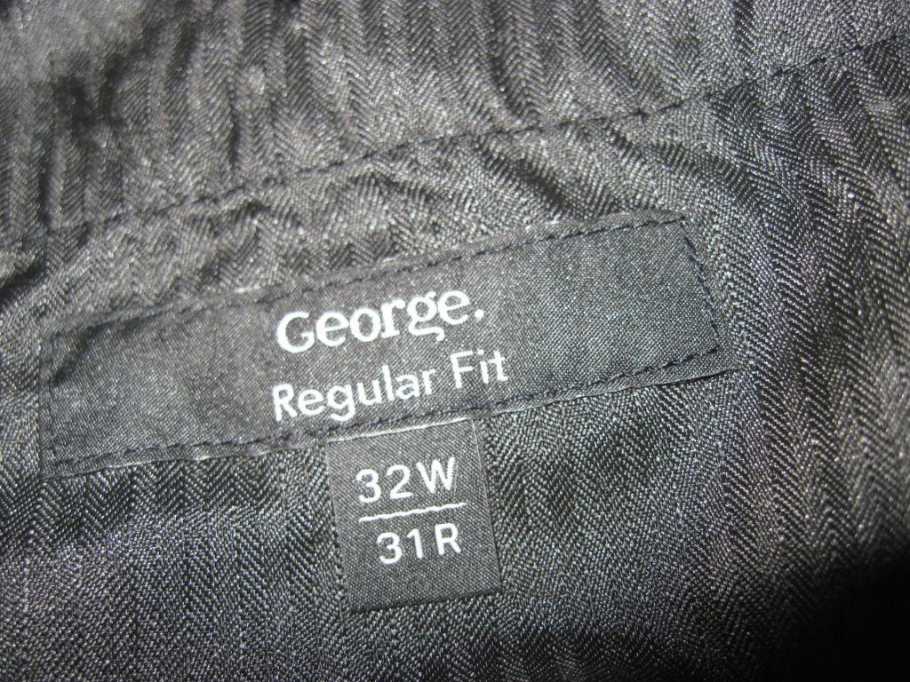 Новые черные  брюки "George"  W 32 L31 - фото фото фото 9
