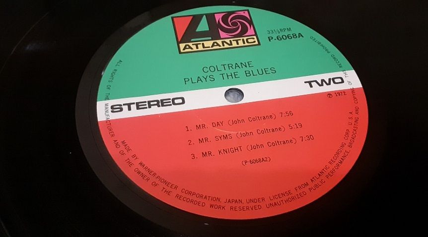 Платівка  John Coltrane ‎– Coltrane Plays The Blues. - фото фото фото 3