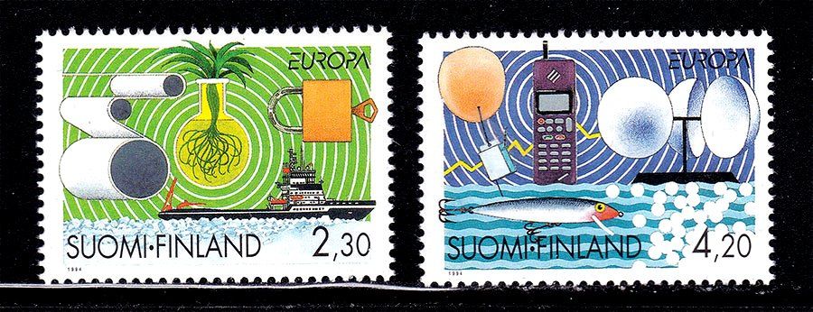 Финляндия  1994 г MNH - флот , экология - фото фото фото 0