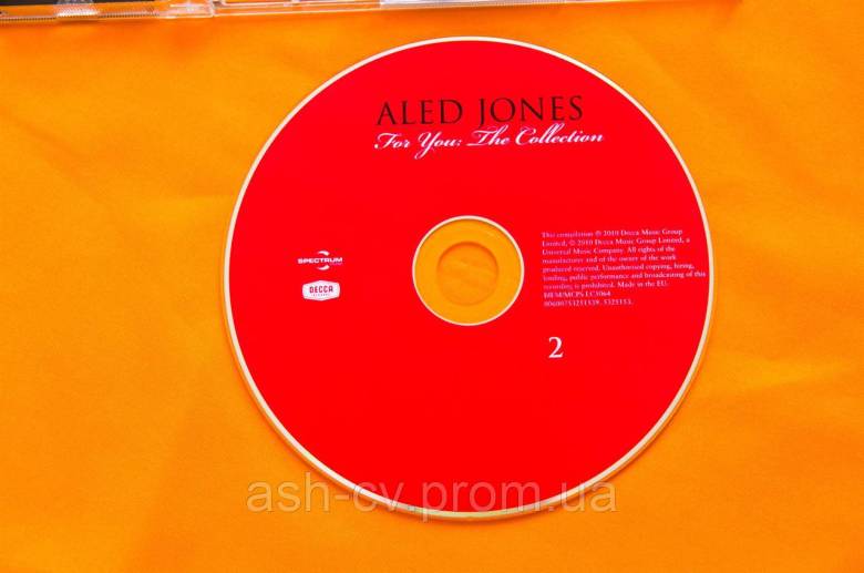 Музичний диск CD. ALED JONES - For you the collection (2cd) - фото фото фото 6