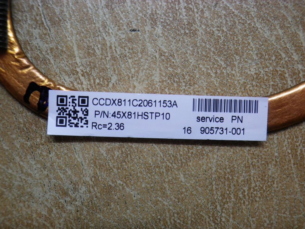 Б/У Термотрубка  (система охолодження) на HP ProBook 430 G4 - фото фото фото 2