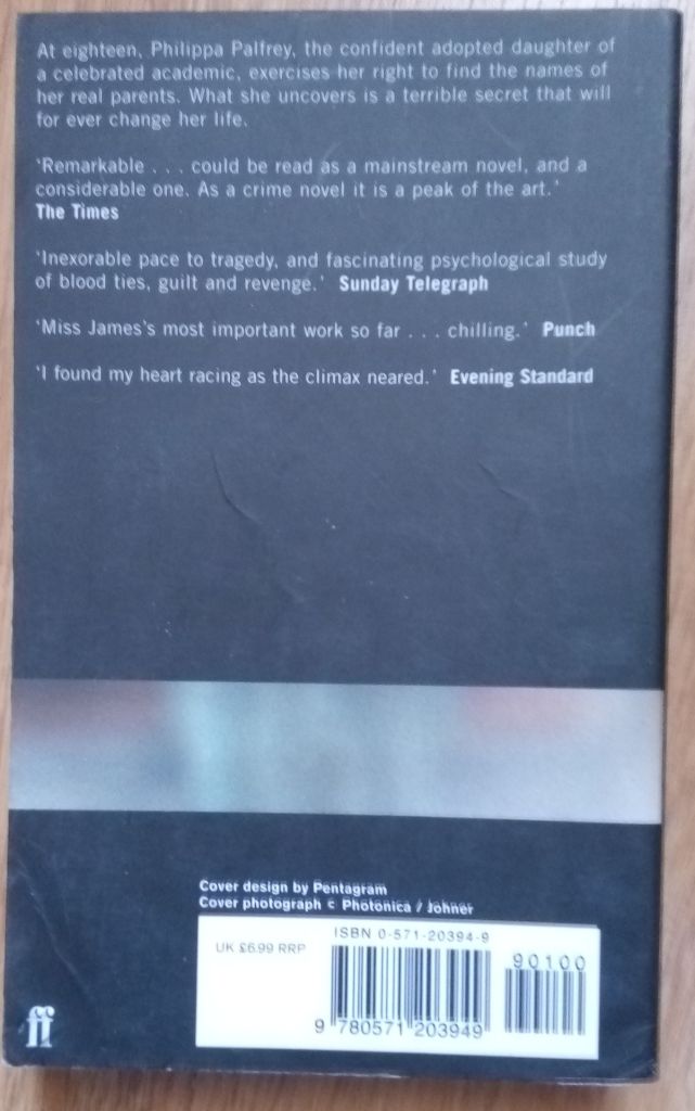 Innocent Blood P D James English на Английском книга - фото фото фото 2