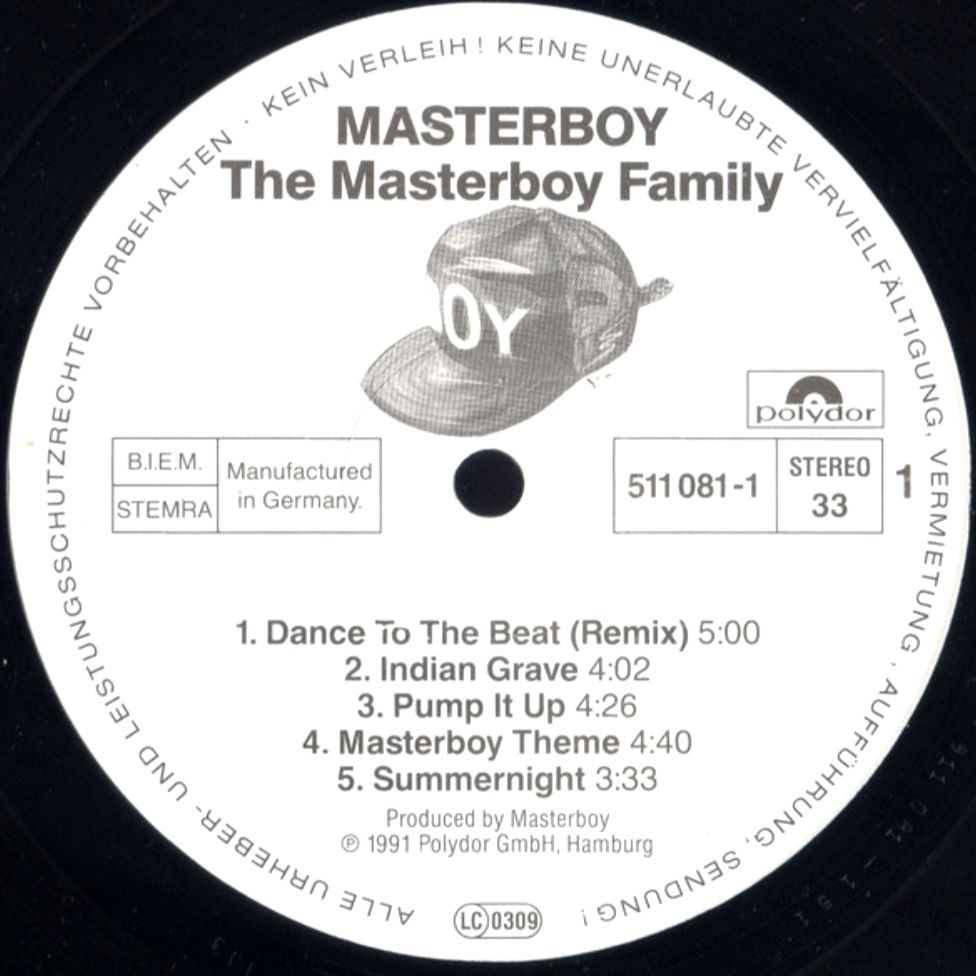 Masterboy - The Masterboy Family - 1991.   (LP). 12. Vinyl. Пластинка. Germany - фото фото фото 4