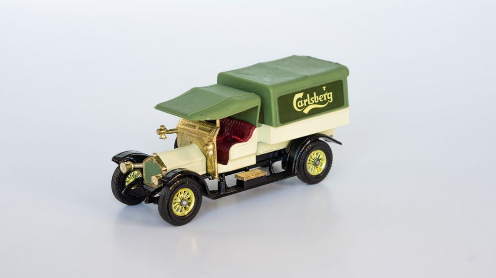1:47 Crossley 20/25 Tender 1918 Carlsberg, MATCHBOX Y-13 England 1973 - фото фото фото 1