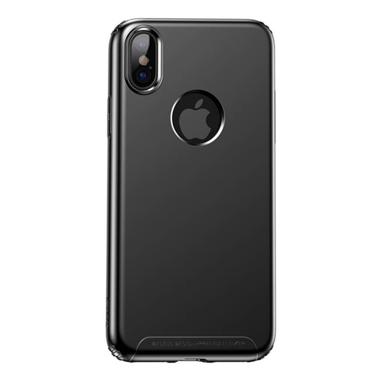Чехол Baseus для iPhone X/Xs Soft Case Black (WIAPIPHX-SJ01) - фото фото фото 0