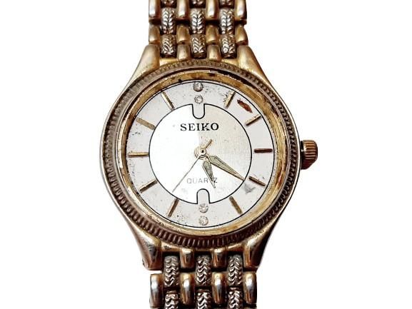 Наручные часы Seiko quartz, не рабочие, без стекла - фото фото фото 0