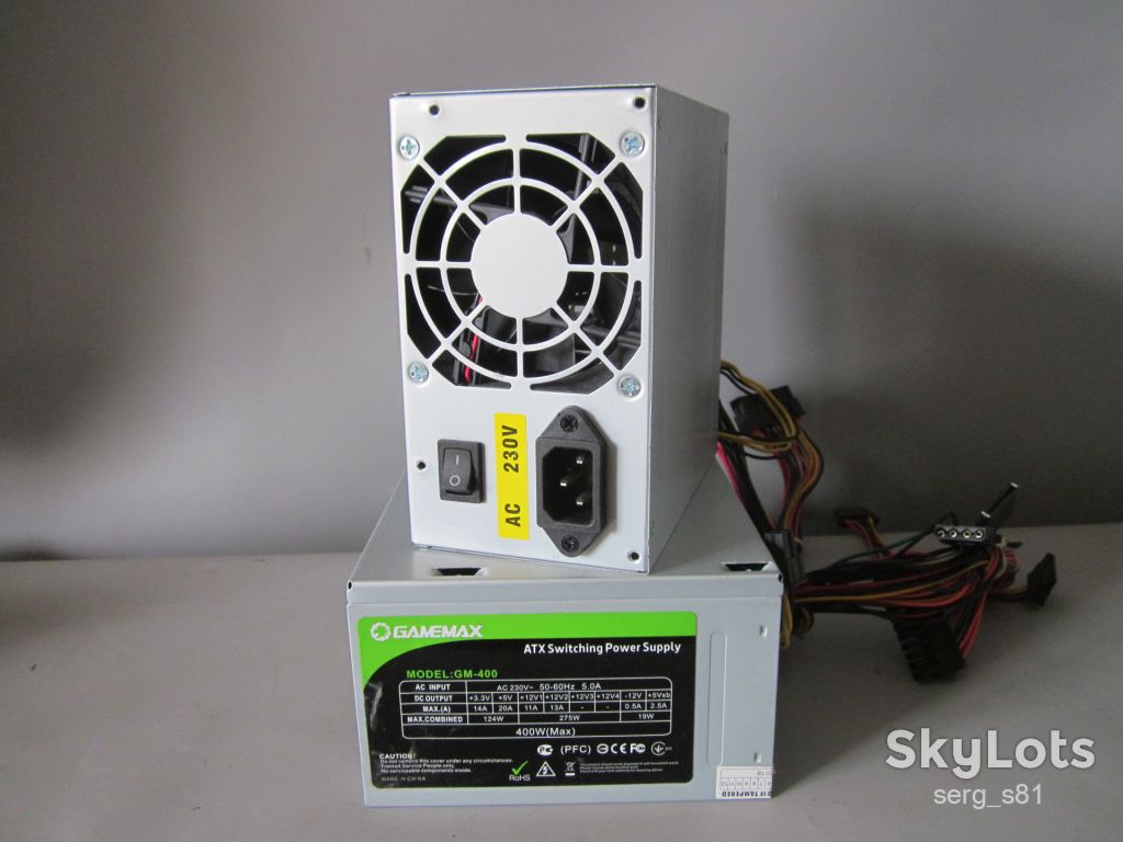 Блок живлення GameMax GM-400-8 400W Кулер 80мм - фото фото фото 0