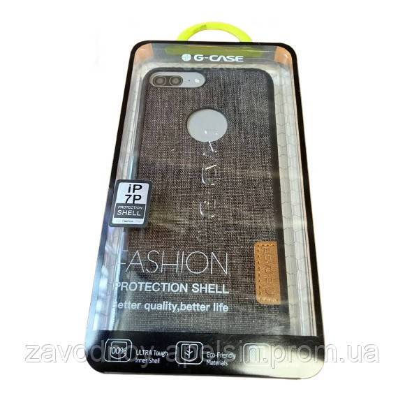 IPhone 7 8 Plus чехол G-Case Textiles Dark series (джинс) - фото фото фото 1