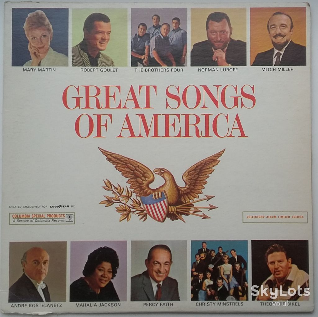 VARIOUS ‎ Great Songs Of America LP VG+/VG - фото фото фото 0