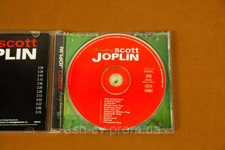 Музичний диск CD. Scott Joplin - фото фото фото 6