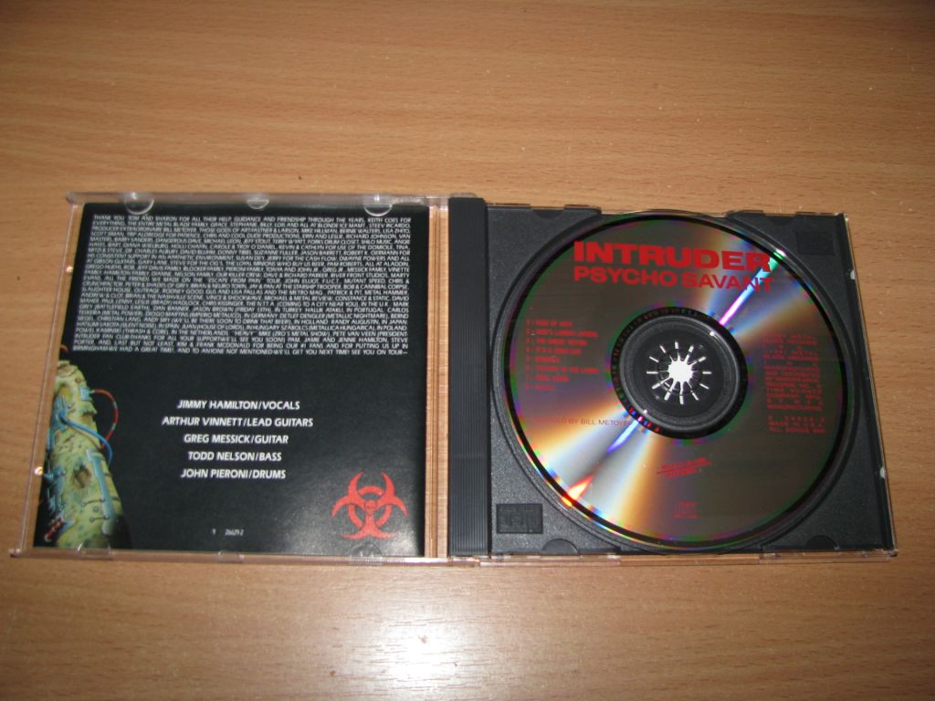 INTRUDER - Psycho Savant  (1991 Metal Blade 1st press,USA) - фото фото фото 1