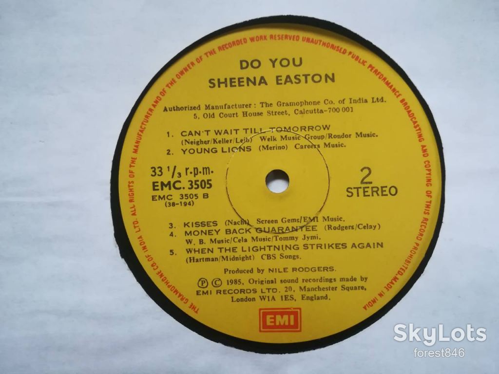 Sheena Easton-Do you  (1)-NM-Индия - фото фото фото 4