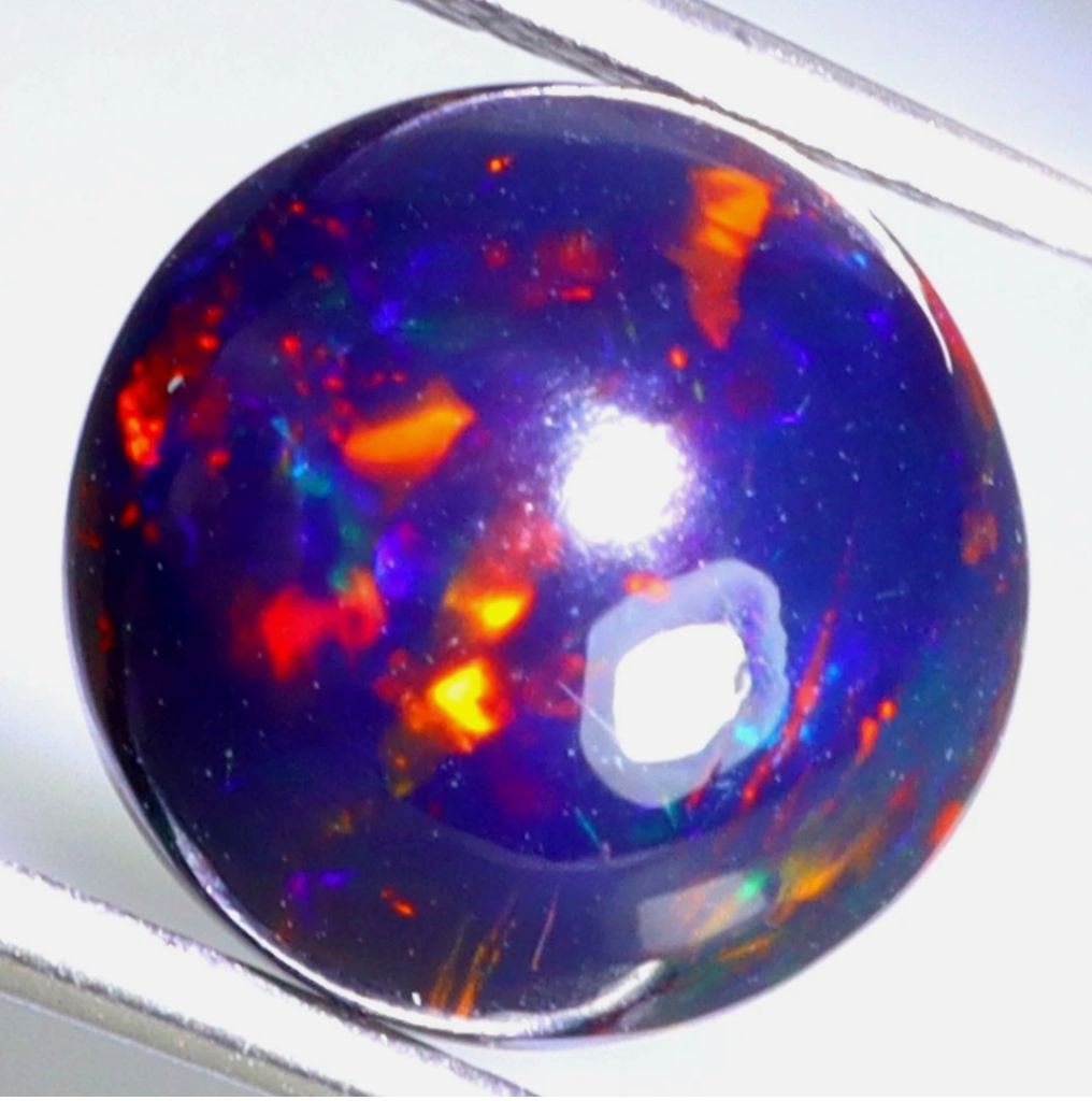 2.64ct Натуральный черный Опал,Эфиопия. - фото фото фото 2