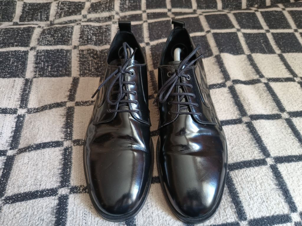 Туфлі The Kooples Derby’s Smooth Leather Lace Up Shoes - фото фото фото 2