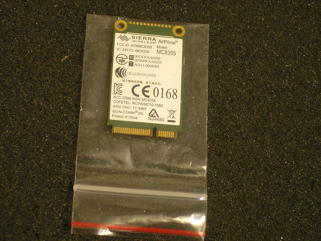 CDMA GSM модем HP GOBI3000 miniPCI-E  UN2430 MC8355 - фото фото фото 4