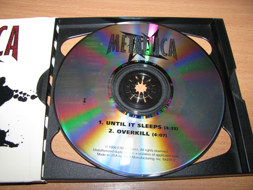 METALLICA - Until It Sleeps  (1996 Elektra USA) - фото фото фото 2